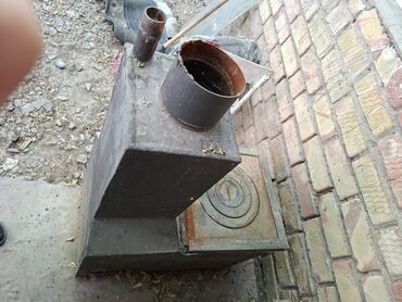 газовая печь для отопления частного дома: Металлическая печь-«буржуйка» с варочной плитой - Материал