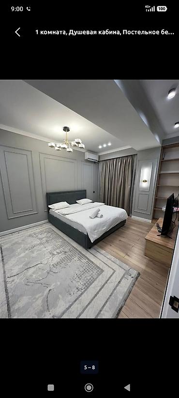 Посуточная аренда квартир: 1 комната, Душевая кабина, Постельное белье, Кондиционер — 14