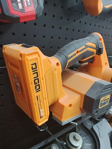 электрический рубанка: Аккумуляторный рубанок DINGQI - Питание: 18V (Cordless), литий-ионный — 2