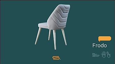 ofis stulları: Qonaq otağı üçün, Yeni, Qatlanmayan, rəng - Boz Stul — 1
