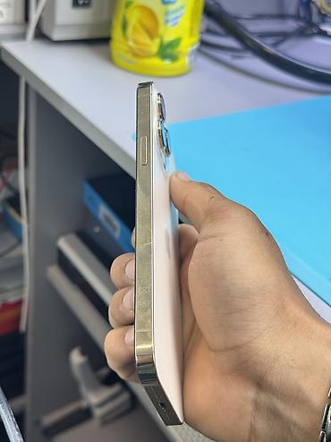 Мобильные телефоны и аксессуары: IPhone 13 Pro Max, Б/у, 128 ГБ, Matte Gold, Защитное стекло, 100 % — 7