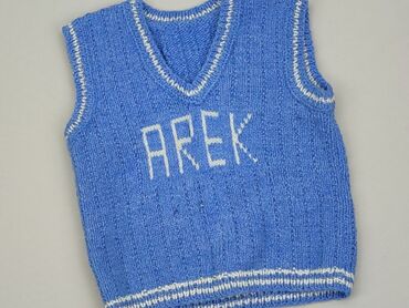 sweterek błękitny: Sweterek, 2-3 lat, 92-98 cm, stan - Dobry