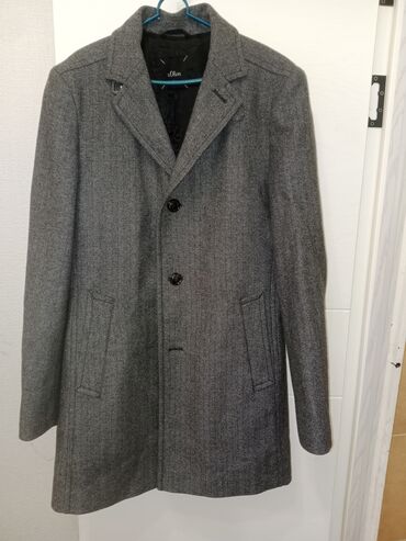 одежда охраны: Мужское пальто S.Oliver производство Румыния,50%шерстьновое