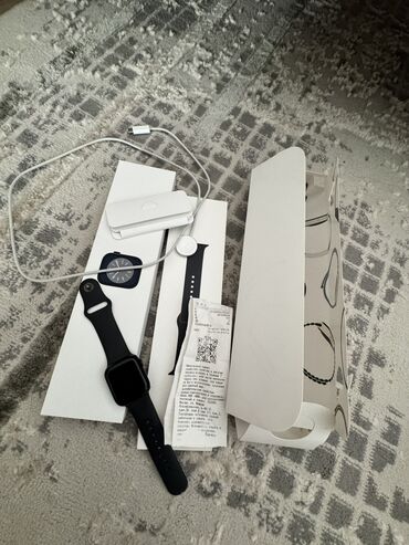 apple watch 5 бу: Продам часы Apple s8 41 mm MNU73s/m.Куплено в МосквеМ.Видео .весь