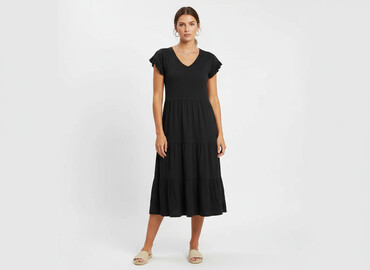 sukienki swing plus size: Pieces, Sukienka damska, rozmiar S
