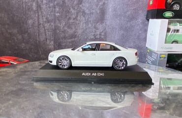 Avtomobil modelləri: Коллекционная модель AUDI A8 D4 white 2010 Kyosho Scale 1:43 Art. — 11