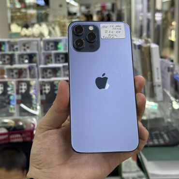 чехлы для телефон: IPhone 12 Pro Max, Б/у, 256 ГБ, Синий, Чехол, 94 %