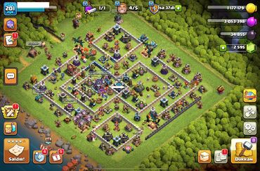 вертолеты на радиоуправлении: Clash of Clans hesabı 15 belediye binasi – yüksək səviyyəli kənd və