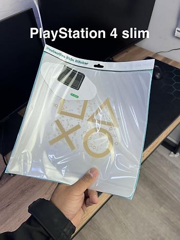 Видеоигры и приставки: Наклейки-скины для PlayStation 4 Модели: для PS4 Slim и PS4 Pro — 6
