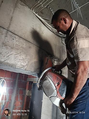Beton işləri: Beton kəsmə xidməti - Divar, döşəmə və tavanlarda dəqiq və səliqəli — 21