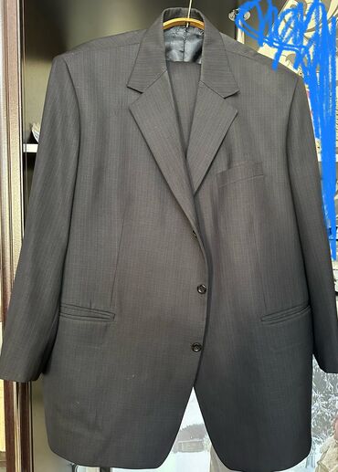 хороший мужской костюм: Костюм 6XL (EU 52), цвет - Серый
