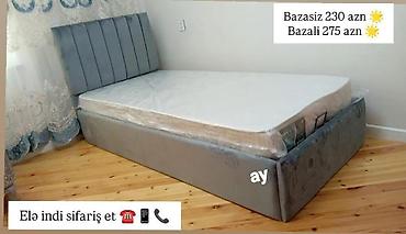 Yeni, Təknəfərlik çarpayı, Matras ilə, Siyirməsiz, Azərbaycan