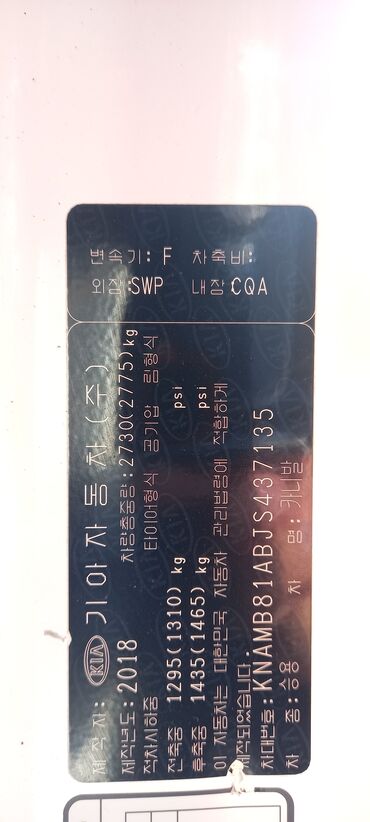 Kia: Kia Carnival: 2018 г., 2.2 л, Автомат, Дизель, Минивэн — 11