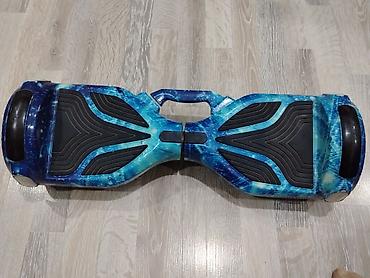 гироскутер в баку: Elektrik hoverboard (gyroskuter) - Korpus: mavi “kosmos” dizaynlı — 1