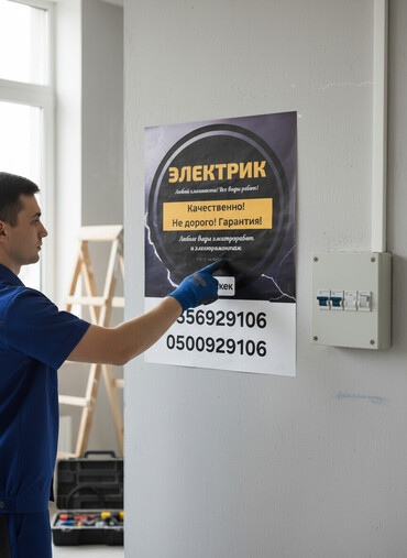 Электрики: Электрик | Установка счетчиков, Установка стиральных машин, Демонтаж электроприборов Больше 6 лет опыта — 1