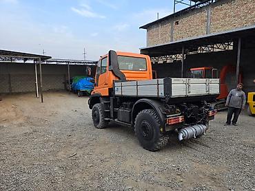 Другой строительный транспорт: Mercedes-Benz Unimog U400 (оранжевый) - Полный привод 4x4, высокие — 5