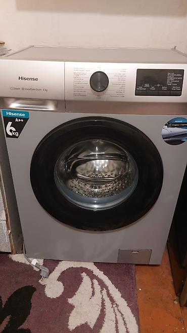 hisense wfea 6010: Paltaryuyan maşın Hisense, 6 kq, İşlənmiş, Avtomat, Qurutmasız, Kredit yoxdur — 2