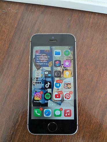 IPhone SE, Колдонулган, 32 ГБ, Күмүш, 84 % — 1