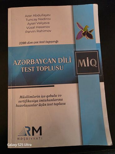 Velosiped ehtiyyat hissələri: Məhsul: “Azərbaycan Dili – Test Toplusu (MiQ)” Nəşriyyat: RM