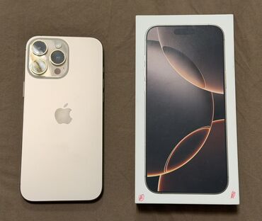 зарядки для айфонов: IPhone 16 Pro Max, 256 GB, Desert Titanium