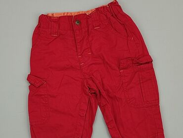 czerwona sukienka świąteczna: Baby material trousers, 6-9 months, 68-74 cm, condition - Good