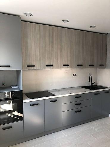 Sifarişlə mətbəx mebeli: Sifarişlə mətbəx dəsti, Özü çəkən petlələr, MDF, Kredit yoxdur — 5