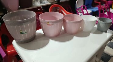 Bitkilər üçün dibçəklər: Dibcek dibcek qabi yuvarlaq rengli gul qabi yumru rengli Dibcek — 15