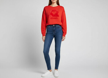 t shirty hm basic: H&M, Світшот жіночий, розмір XS