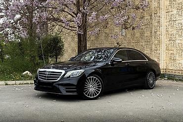 Ижарага берем Mercedes-Benz S-Class, Күнүмдүк, Айдоочусуз, | Күрөө, Айдоочулук күбөлүк, 18 жаштан баштап
