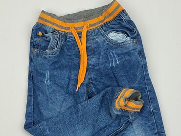 jeansy vintage: Spodnie jeansowe, 5-6 lat, 116, stan - Dobry