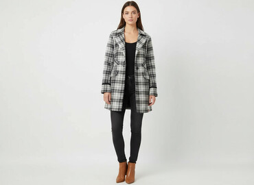 welurowa plisowane spódnice: Esprit, Women`s trench, size S