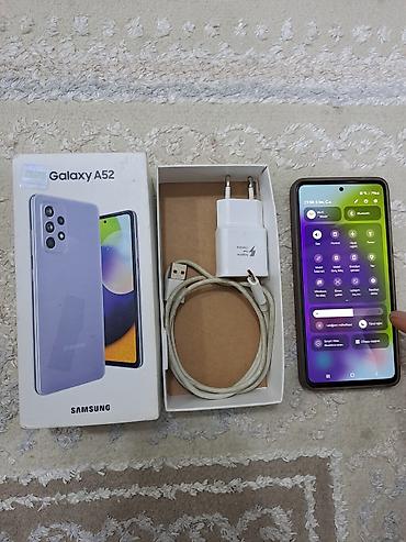 Samsung: Samsung Galaxy A52, 128 GB, rəng - Bənövşəyi, İki sim kartlı — 2