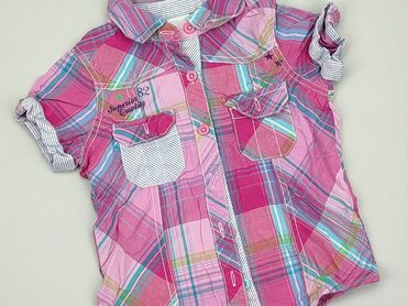 koszula do krawata: Сорочка 4-5 р., стан - Хороший, візерунок - Клітинка, колір - Фіолетовий