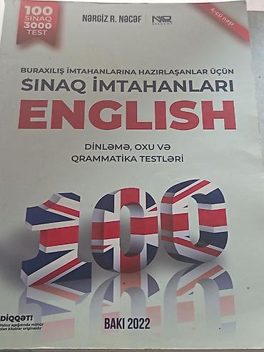 English 100 SINAQ 3000 TEST Təzədir istifadə olunmayıb lalafo.az -da English 100 SINAQ 3000 TEST Təzədir istifadə olunmayıb