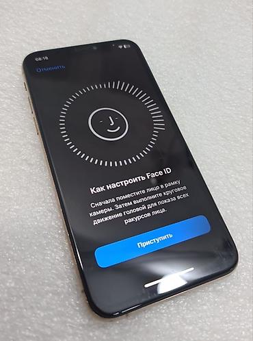 IPhone Xs, Б/у, 64 ГБ, Золотой, 100 %
