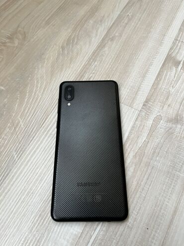 экран разбит: Samsung Galaxy A02, цвет - Черный, 2 SIM