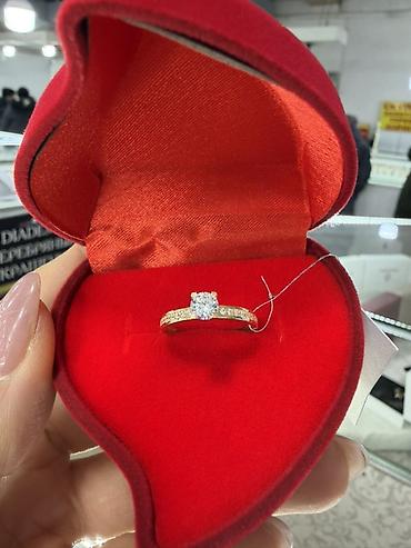 Кольца: Кольцо, Помолвочное, Проба 585, Женские, Новый — 2