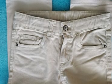 Pantalone: HM pantalone bež za devojčice Veličina 4-5god 110 cm Čist pamuk sa — 4