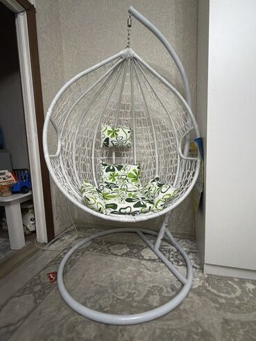 парящая кровать: Подвесное кресло, Новый, Самовывоз, цвет - Белый