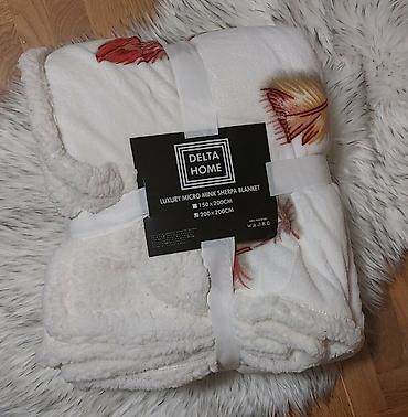 Ćebad i pokrivači: DELTA HOME Luxury Micro Mink-Sherpa ćebe Dimenzija 200x200 - Tip — 17