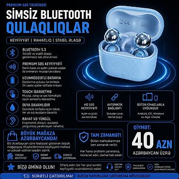 bluetooth qulaqlıq: 🎧✨ Bluetooth Simsiz Qulaqlıq – Rahatlıq və Keyfiyyət Bir Arada! — 1
