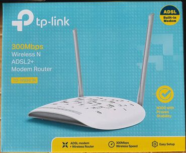 Modemlər və şəbəkə avadanlıqları: TP-Link TD-W8961ND 300Mbps Wireless N ADSL2+ Modem Router TP-Link — 6