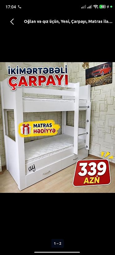 tesbeh sekilleri: Oğlan və qız üçün, Yeni, Çarpayı, Matras ilə, Siyirməli — 1