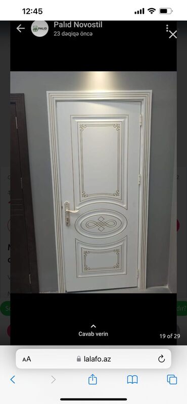 Otaq qapıları: Yeni Otaq qapısı Zamok və çərçivə ilə, Zəmanətli, Pulsuz quraşdırma, Pulsuz çatdırılma, Ödənişli çatdırılma, Rayonlara çatdırılma — 4