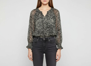 bluzki z dużym dekoltem plus size: Amisu, Жіноча блуза, розмір XS