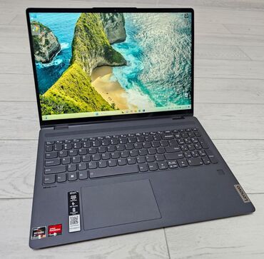 Компьютеры, ноутбуки и планшеты: Ноутбук, Lenovo, 8 ГБ ОЗУ, AMD Ryzen 5, 16 ", Б/у, Для несложных задач, память SSD