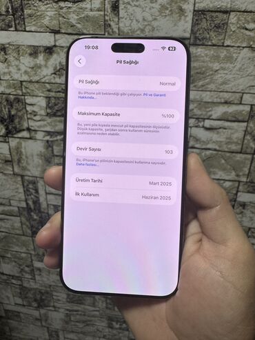 Apple iPhone: IPhone 16 Pro Max, 256 GB, Desert Titanium, Simsiz şarj, Sənədlərlə, Zəmanət — 10