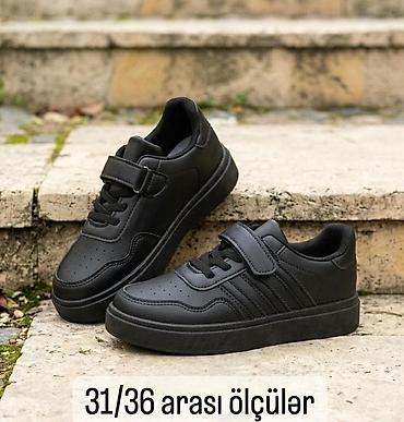 1 yas dekoru: Rəng - Qara Krossovkalar, Ölçü: 31, Uniseks — 1
