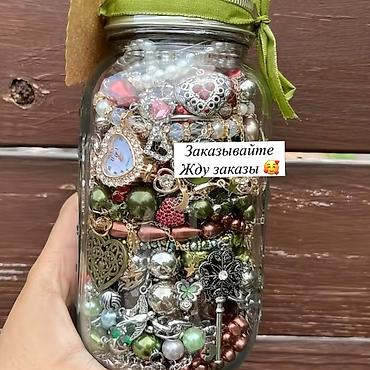 бу стул: Декоративная банка-органайзер для украшений в стиле handmade — 1