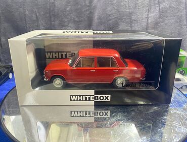Avtomobil modelləri: Коллекционная модель LADA-2101 Lada red 1970 White Box Scale 1:24